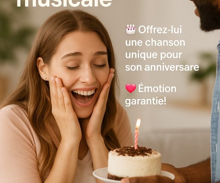 ACHAT D'UNE CHANSON FAITE POUR TOI!