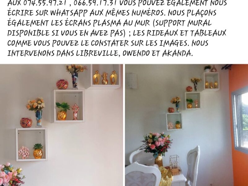 Installation, décoration et autres